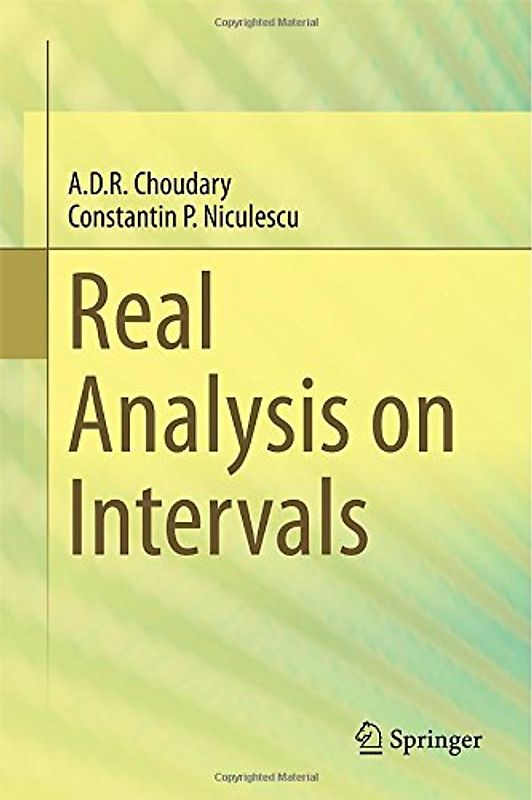 Real Analysis on Intervals