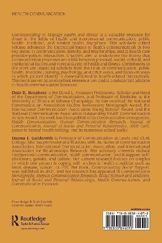 Communicating to Manage Health and Illness