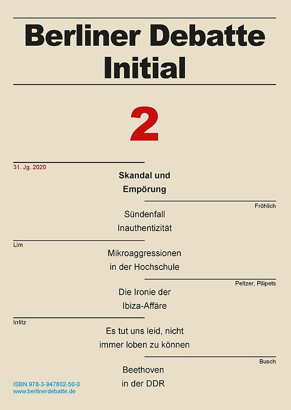 Skandal und Empörung