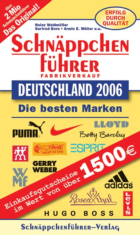 Schnäppchenführer Fabrikverkauf Deutschland 2006