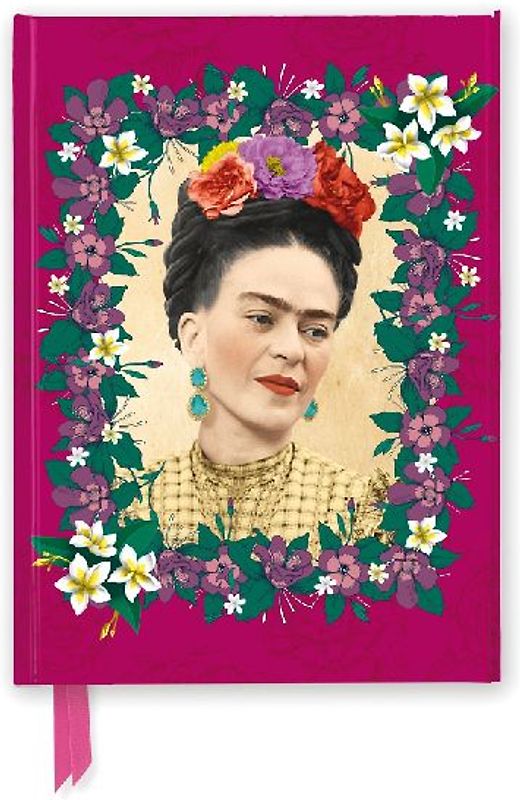 Frida Kahlo: Dark Pink (Foiled Journal)