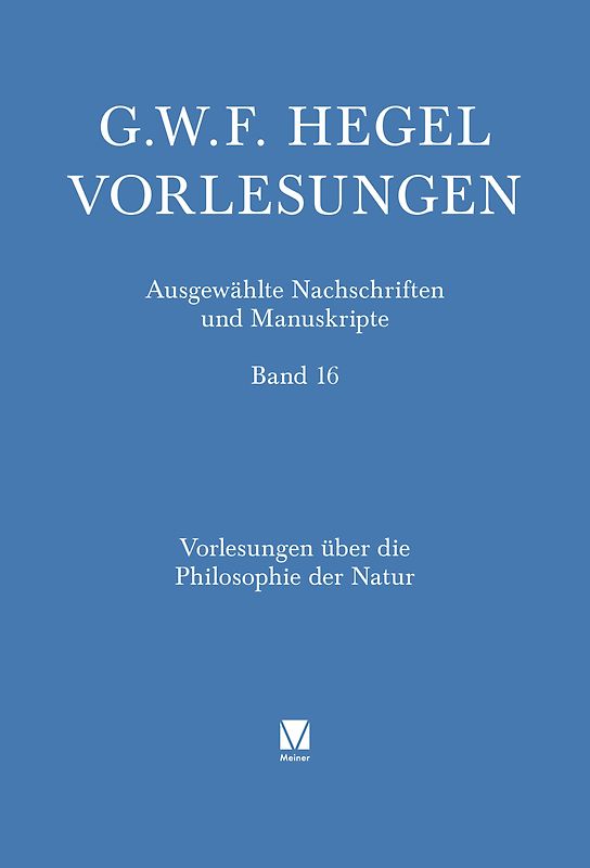 Vorlesungen über die Philosophie der Natur