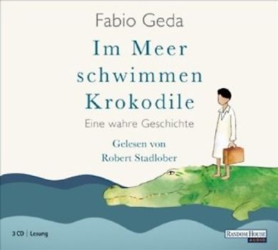 Im Meer schwimmen Krokodile