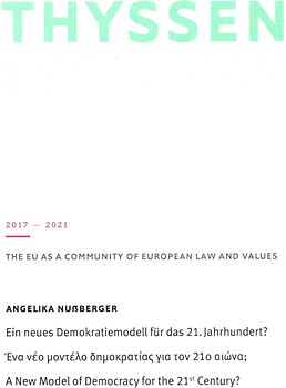 Ein neues Demokratiemodell für das 21. Jahrhundert?
