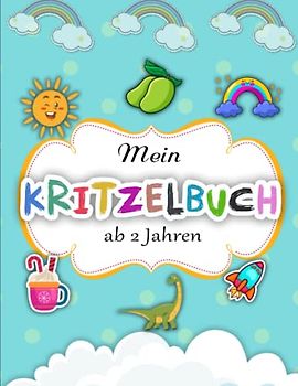 Kritzelmalbuch ab 2 Jahren - Entspannung: Mein erstes Malbuch mit tollen Motiven zum Ausmalen und Kritzeln für kreativ Mädchen | Malbuch Für Kinder