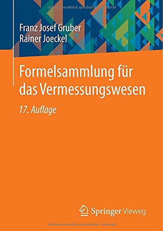 Formelsammlung für das Vermessungswesen