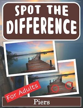 Spot the Difference Book for Adults - Piers: Hidden Picture Puzzles for Adults with Piers Pictures