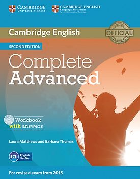 Complete Advanced, 2nd edition. Workbook with answers with Audio CD, Arbeitsheft mit Audio-CD