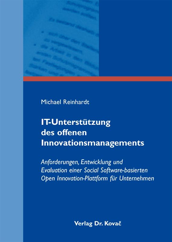 IT-Unterstützung des offenen Innovationsmanagements