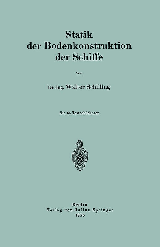 Statik der Bodenkonstruktion der Schiffe