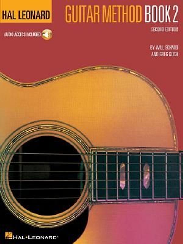 Guitar Method Book 2 Hal Leonard Beginner to Intermediate Guitar Lesson Book Learn Chords Fingerstyle Power Chords and Rhythm Techniques Includes Online Audio for Practice and Self Learning