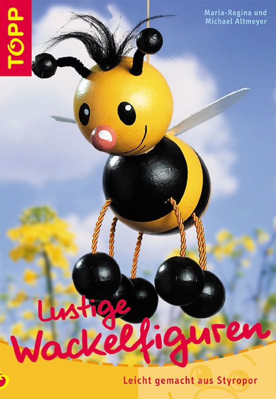 Lustige Wackelfiguren. Leicht gemacht aus Styropor