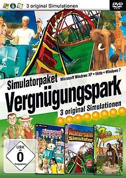 Vergnügungspark Simulatorpaket 3 original Simulatoren PC Spiele