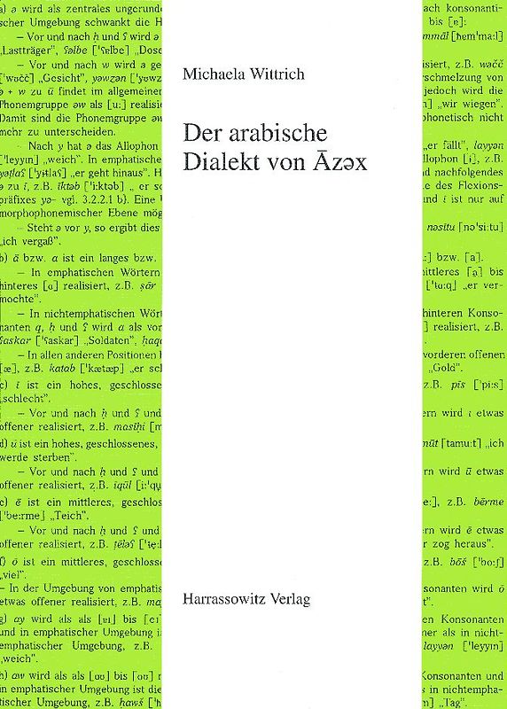 Der arabische Dialekt von Azex
