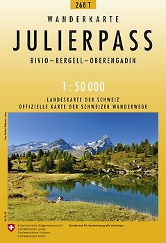 268T Julierpass Wanderkarte