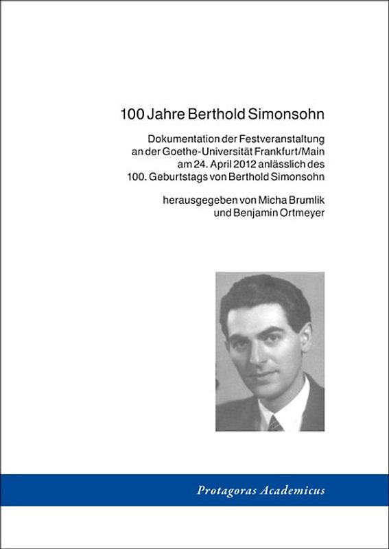 100 Jahre Berthold Simonsohn