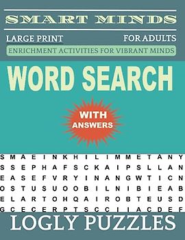 Word Search Book Large Print for Adults: 2400+ words New Fun and Relaxing Puzzles Book for Adults & Seniors with Answers Key