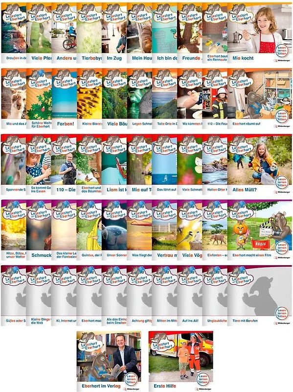 Paket – Lesestart mit Eberhart: Komplettbezug Heft 51 bis 100 plus Sonderhefte