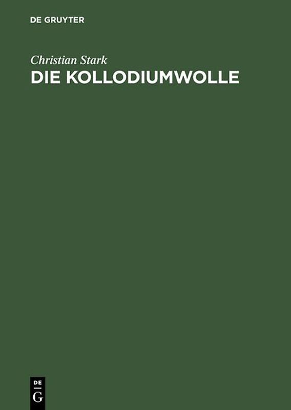 Die Kollodiumwolle
