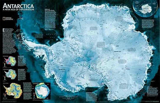 Antarctica, Satellite Image