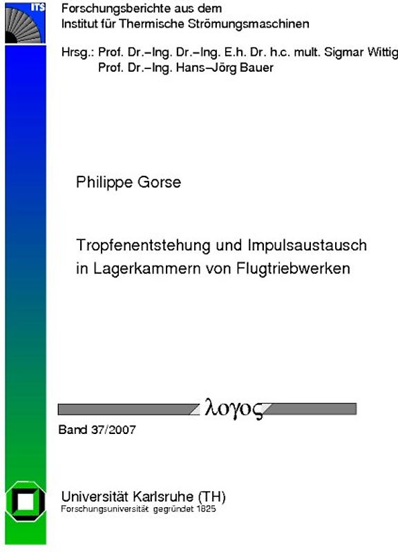 Tropfenentstehung und Impulsaustausch in Lagerkammern von Flugtriebwerken