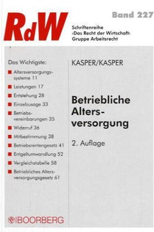 Betriebliche Altersversorgung