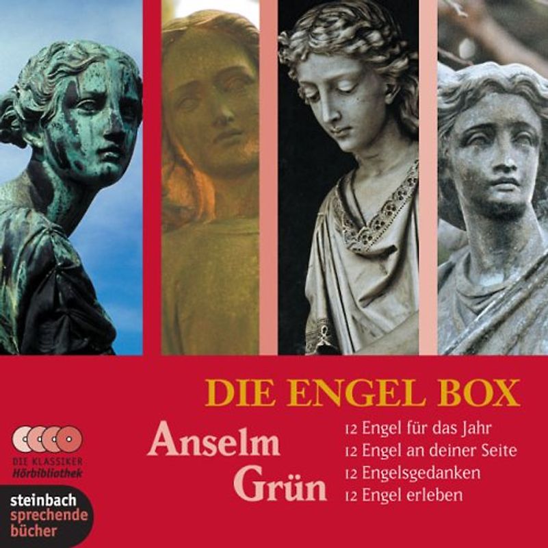 Die Engel Box. mit allen 4 Wegbegleitern: 12 Engel für das Jahr, 12 Engel an deiner Seite, 12 Engelsgedanken, 12 Engel erleben