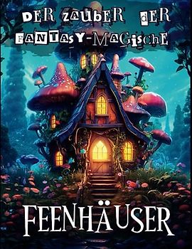 Der Zauber der fantasy-magische Feenhäuser: Verzauberndes Fantasy Malbuch für Erwachsene Und Kinder das dir eine zauberhafte Reise in die Welt der ... Malbuch mit Feenhäuschen und Baumhäusern