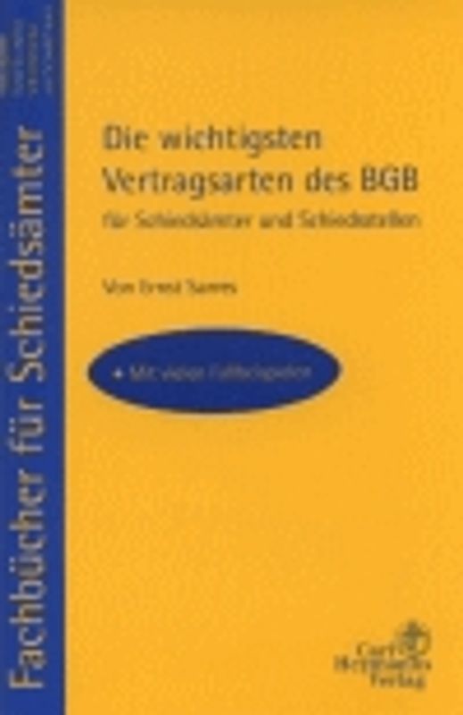 Die wichtigsten Vertragsarten des BGB