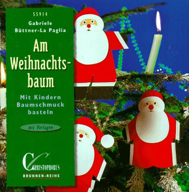 Am Weihnachtsbaum. Mit Kindern Baumschmuck basteln