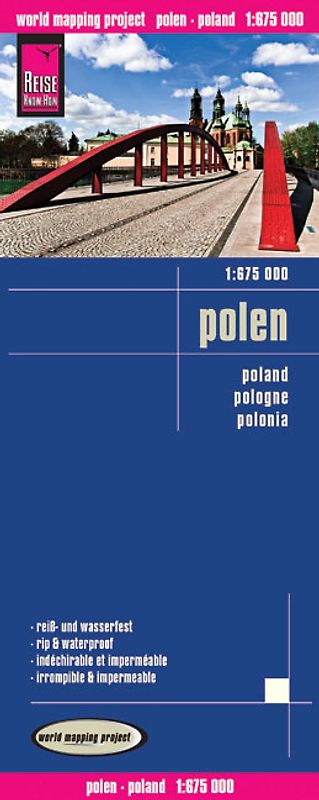 Reise Know-How Landkarte Polen (1:675.000)