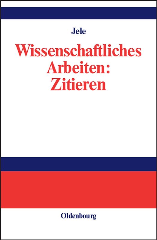 Wissenschaftliches Arbeiten: Zitieren