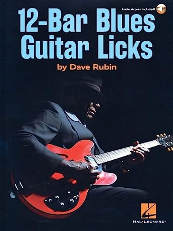 12-Bar Blues Guitar Licks: Book with Online Audio by Dave Rubin