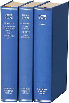 Werke und Briefe in drei Bänden (komplett)