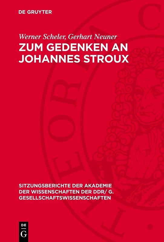 Zum Gedenken an Johannes Stroux
