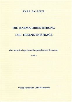 Die Karma-Orientierung der Erkenntnisfrage