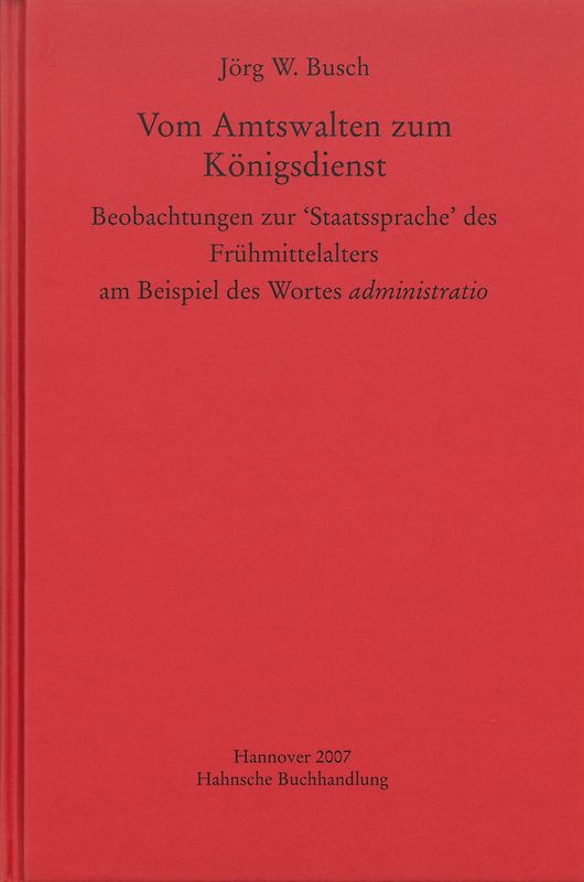 Vom Amtswalten zum Königsdienst