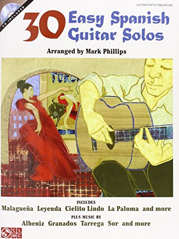 30 Easy Spanish Guitar Solos (Book & CD)