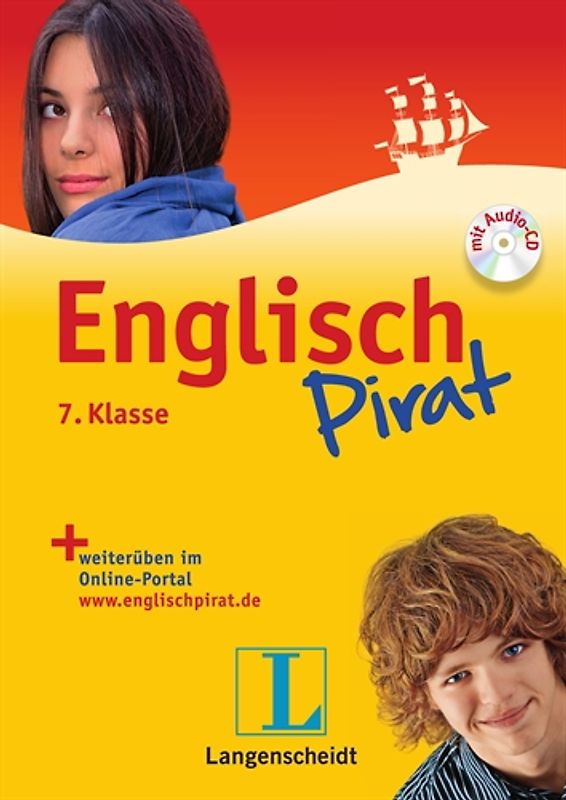 Englischpirat 7. Klasse - Buch mit Lösungsheft und Audio-CD