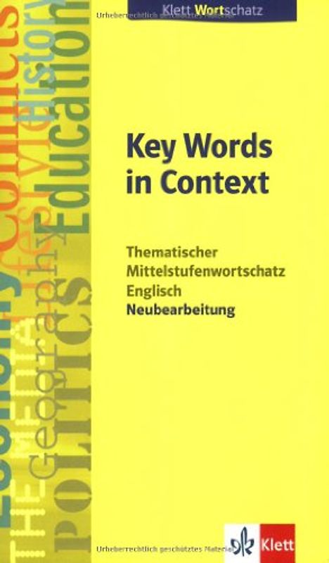 Key Words in Context - Neubearbeitung