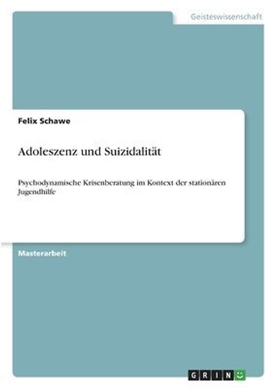 Adoleszenz und Suizidalität