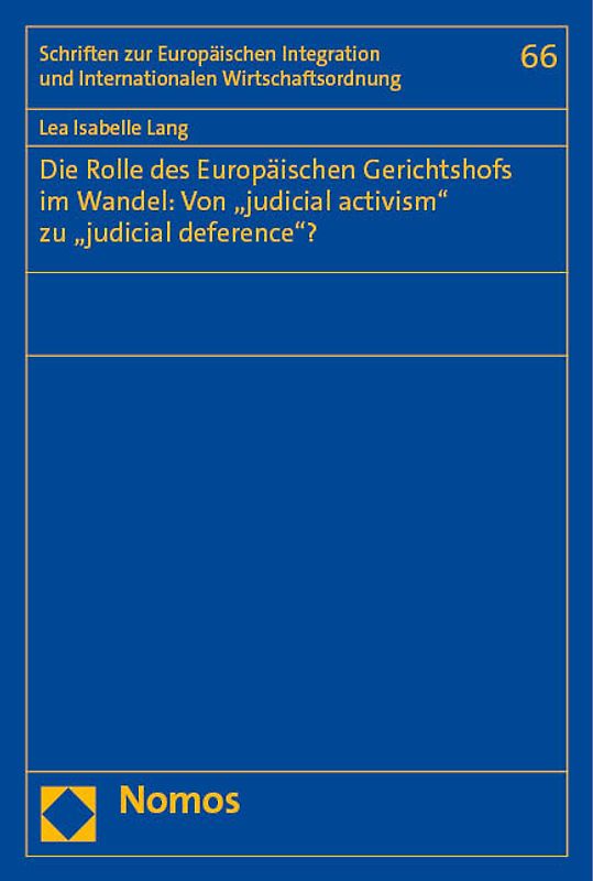 Die Rolle des Europäischen Gerichtshofs im Wandel