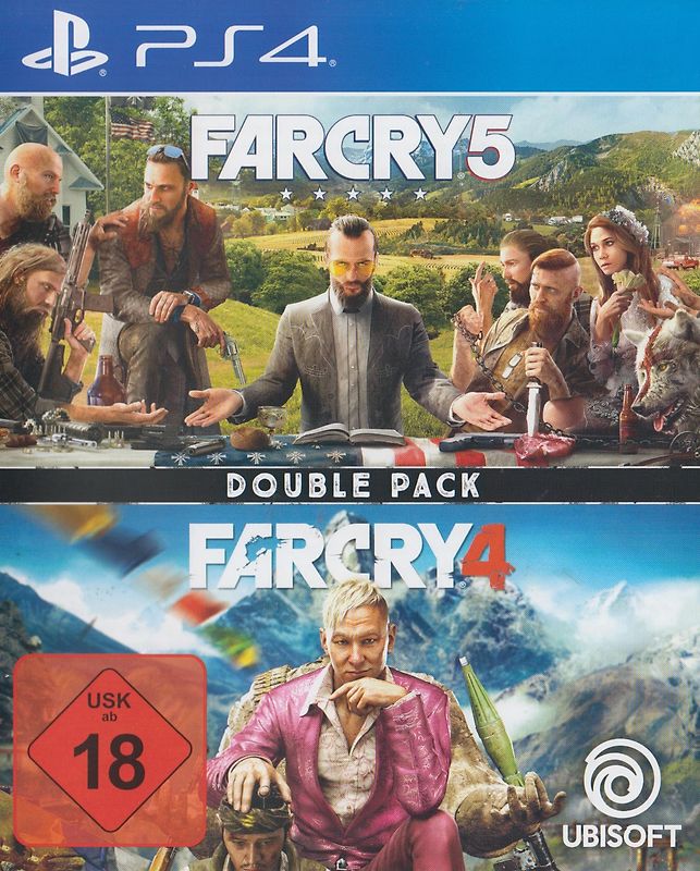 Far Cry 4 & Far Cry 5 [Double Pack, 2 Discs] PlayStation 4