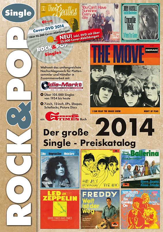 Der große Rock & Pop Single Preiskatalog 2014