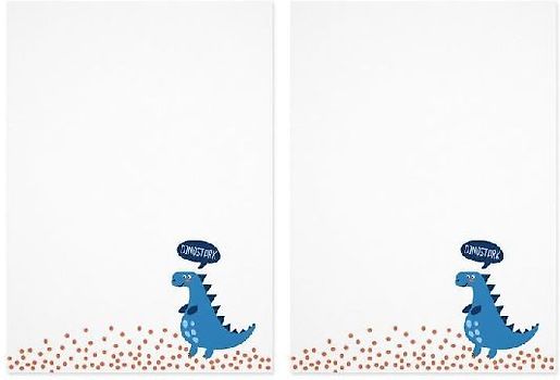 Notizblock-Set Dinosaurier (für Kinder)