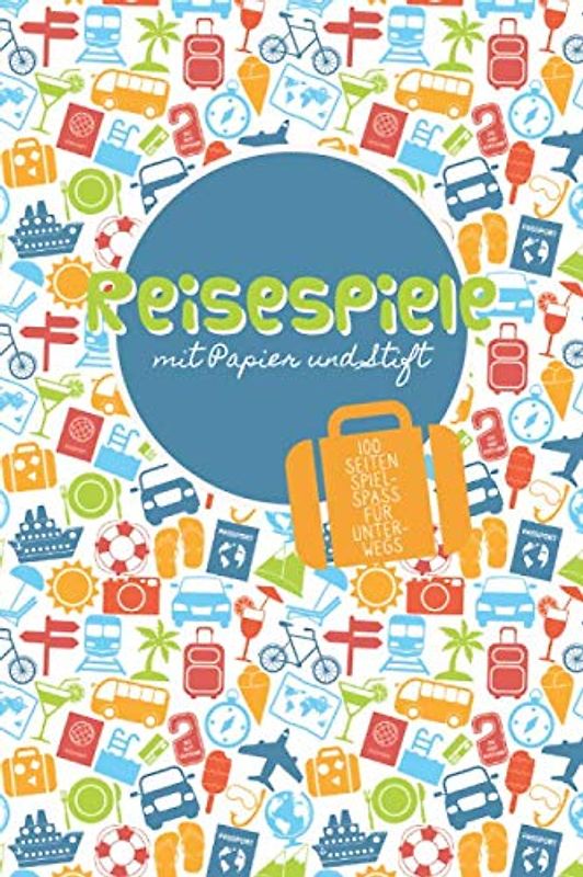 Reisespiele mit Papier und Stift: 100 Seiten Spielspaß für unterwegs (handliches Format). Spieleklassiker / Papierspiele / Bleistiftspiele für Jung ... gewinnt, Käsekästchen, Autobahnbingo, Hexagon