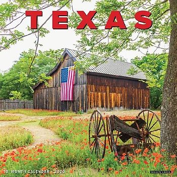 Texas 2026 12 X 12 Wall Calendar