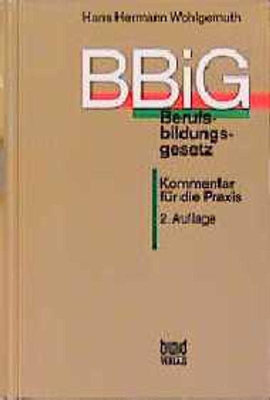 BBiG - Berufsbildungsgesetz