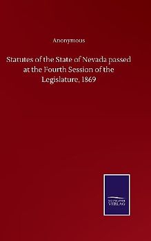 Statutes of the State of Nevada passed at the Fourth Session of the Legislature, 1869