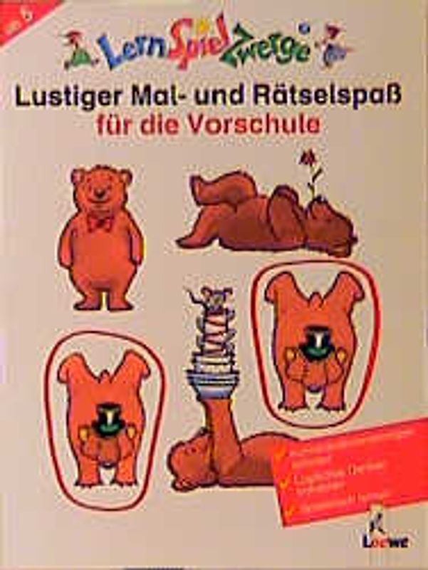 LernSpielZwerge: Lustiger Mal- und Rätselspass für die Vorschule. Ab 5